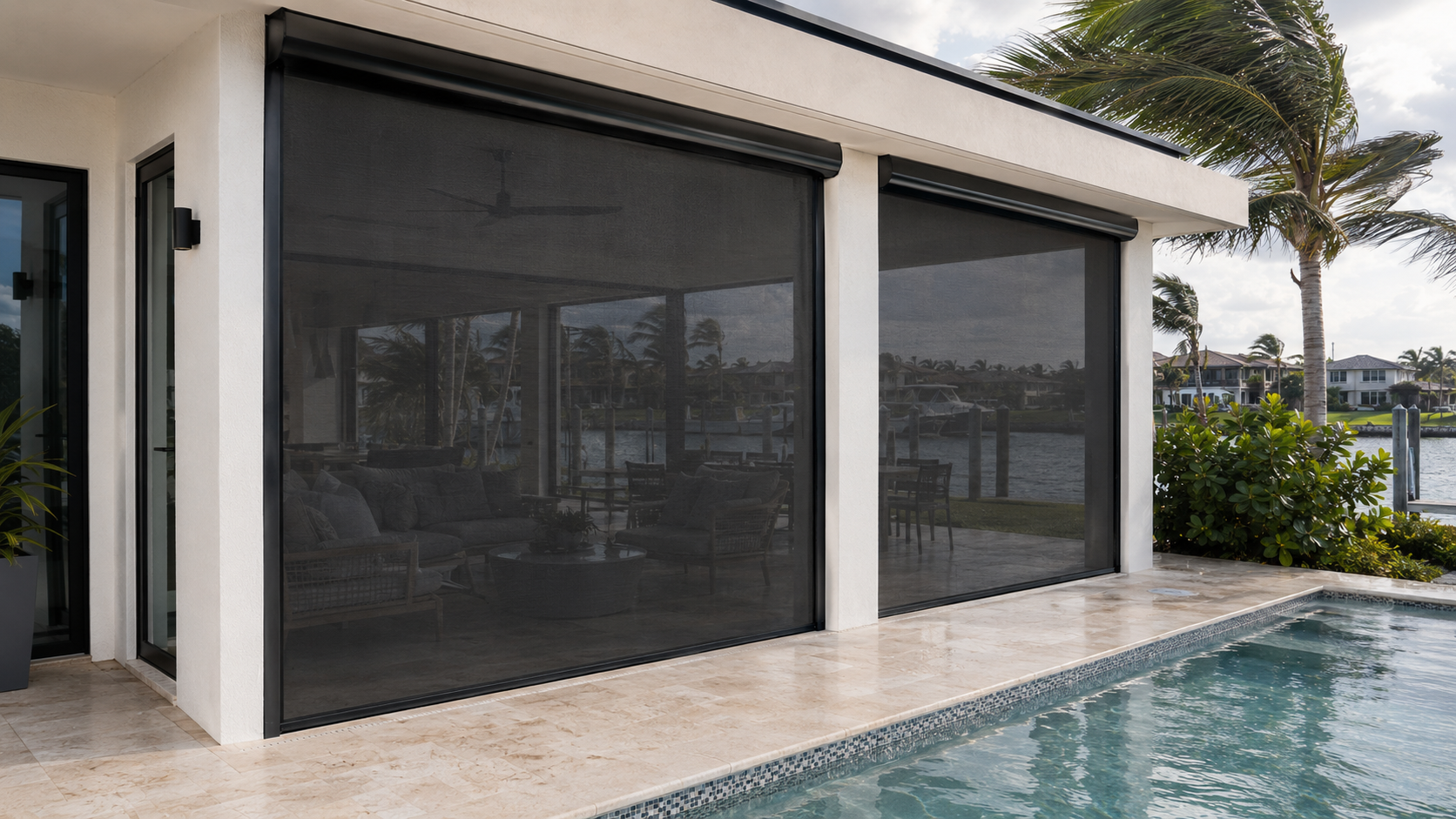 MagnaTrack™ Wind Screen installations